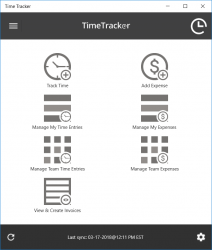 Screenshot 1 Time Tracker By eBillity windows