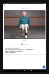 Captura 10 Senior Fitness - Home workout for old and elderly. android