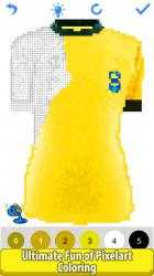 Captura 5 Football Shirts Color by Number:Pixel Art Coloring windows