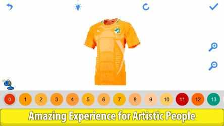 Captura de Pantalla 10 Football Shirts Color by Number:Pixel Art Coloring windows