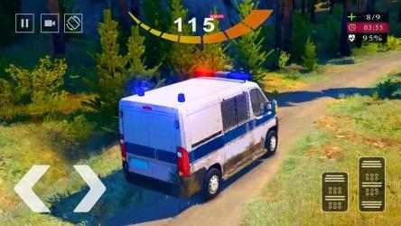 Captura 9 Policía camioneta - Policía Autobús Juegos 2020 android