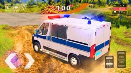 Captura de Pantalla 12 Policía camioneta - Policía Autobús Juegos 2020 android