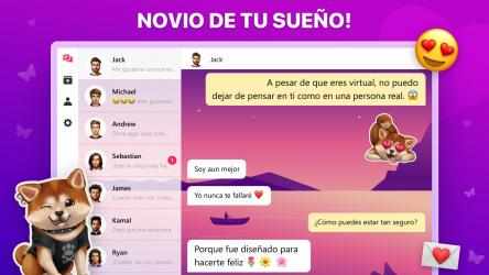 Screenshot 1 Mi Novio Virtual: Chat en Mensajes: Citas para conocer gente, hacer amigos, ligar y escribir historias de amor windows