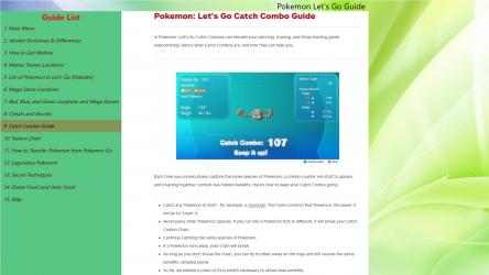 Screenshot 12 Guide Pokemon Lets Go Game windows