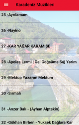 Screenshot 8 Karadeniz Müzikleri İnternetsiz (50 Şarkı) android