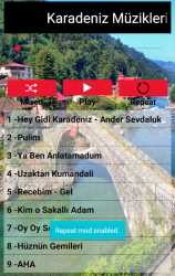 Captura de Pantalla 4 Karadeniz Müzikleri İnternetsiz (50 Şarkı) android