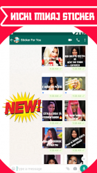 Screenshot 5 Nicki Minaj Stickers for Whatsapp & Signal android
