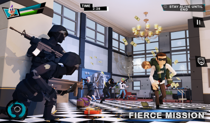 Imágen 10 Ultimate Heist : Bank Robbery Shooting Games android