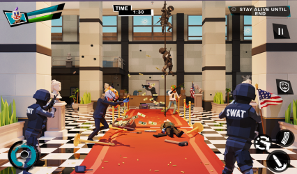 Captura de Pantalla 8 Ultimate Heist : Bank Robbery Shooting Games android