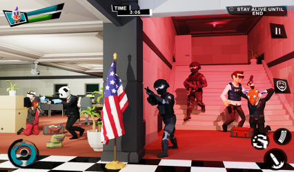 Captura de Pantalla 9 Ultimate Heist : Bank Robbery Shooting Games android