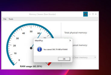 Screenshot 3 Memory Cleaner (RAM Booster) - Free Ram Memory & Speed Up Windows PC windows