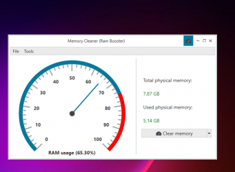 Captura de Pantalla 1 Memory Cleaner (RAM Booster) - Free Ram Memory & Speed Up Windows PC windows