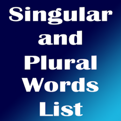 Screenshot 1 Singular and Plural Words List android