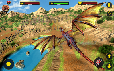 Captura de Pantalla 8 Flying Dragon City Attack android