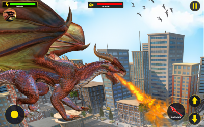Screenshot 6 Flying Dragon City Attack android
