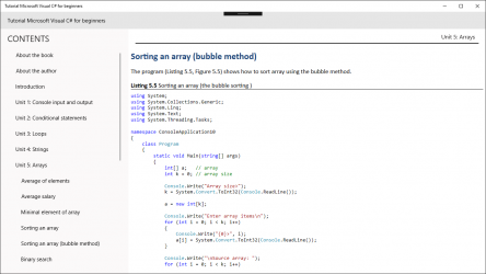 Screenshot 4 Tutorial C# for beginners windows