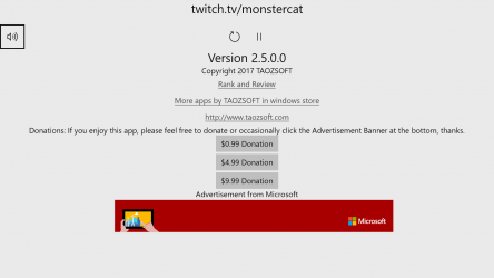 Screenshot 1 MC Twitch Player windows