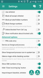 Screenshot 7 Stop llamadas recibidas - Bloqueador de llamadas android