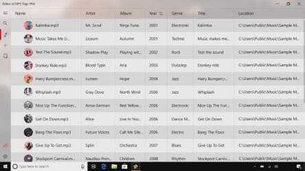 Screenshot 2 Editor of MP3 Tags PRO windows