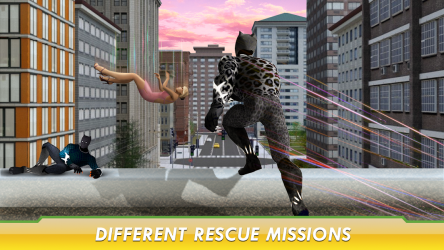 Screenshot 12 Flying Panther Hero City: misiones de rescate android