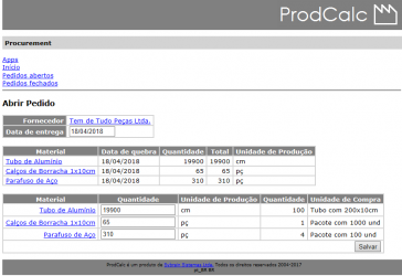 Screenshot 5 ProdCalc windows