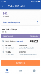 Captura de Pantalla 4 Vuelos baratos para Spirit Airlines y Low Cost android
