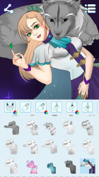 Screenshot 8 Avatar Maker: The Villain Girl and Her Pet android