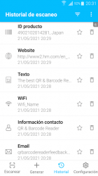 Screenshot 6 Lector de Código QR SIN ANUNCIOS android