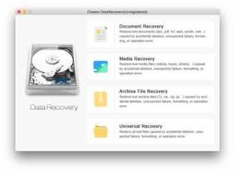 Screenshot 2 Cisdem DataRecovery mac