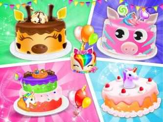 Captura de Pantalla 10 Unicorn Cake Maker🦄🎂: Juegos de panadero para ni android