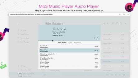 Capture 6 MP3 Player - Music Player & Equalizer windows