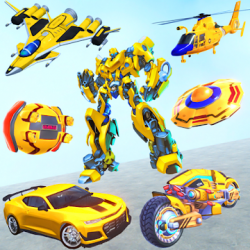 Captura 1 Flying Jet Robot Car Transform Games android