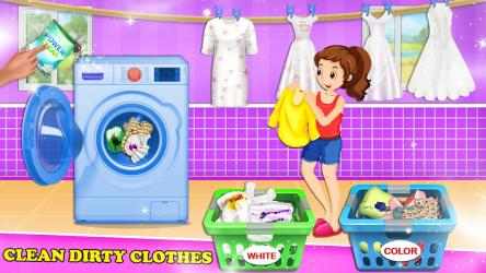 Captura de Pantalla 2 Girls House Cleaning Games 2021 - Girls Games 2021 android