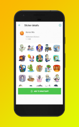 Screenshot 4 🎃WAStickerApps - Halloween Stickers para WhatsApp android
