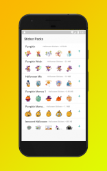 Screenshot 2 🎃WAStickerApps - Halloween Stickers para WhatsApp android