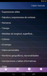 Screenshot 4 Aprender Francés Gratuit Audio Curso y Vocabulario android