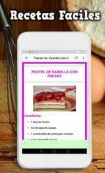 Captura de Pantalla 4 Recetas de tortas y pasteles android