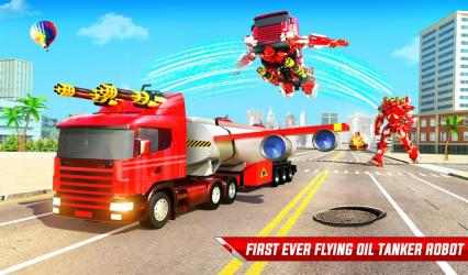 Screenshot 7 petrolero volador camión robot hacer juegos robots android