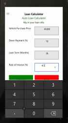 Screenshot 2 Loan Calculator UWP windows