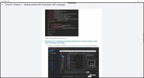 Captura de Pantalla 6 Learn VisualBasic .NET windows