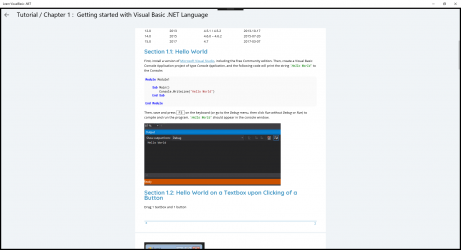 Screenshot 5 Learn VisualBasic .NET windows