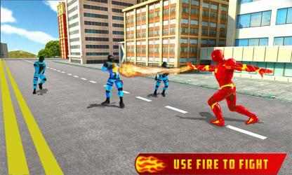 Captura de Pantalla 5 robot del héroe d fuego crimen android