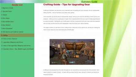 Imágen 2 Outriders Gamer Guides windows