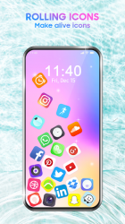 Imágen 8 Rolling Icon - 3D Live Wallpaper & Launcher 2020 android