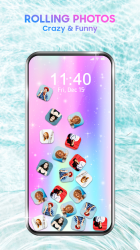 Screenshot 13 Rolling Icon - 3D Live Wallpaper & Launcher 2020 android