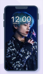 Captura de Pantalla 3 V Cute BTS Wallpaper HD android