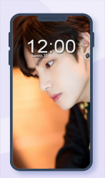 Captura de Pantalla 4 V Cute BTS Wallpaper HD android