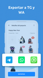 Capture 6 Sticker Maker para Telegram - Hacer pegatinas TG android