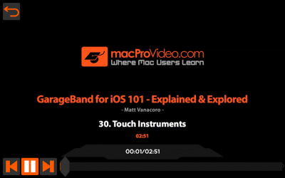Captura 13 GarageBand for IOS Course By macProVideo android