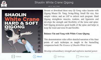 Screenshot 7 Shaolin Crane Qigong android